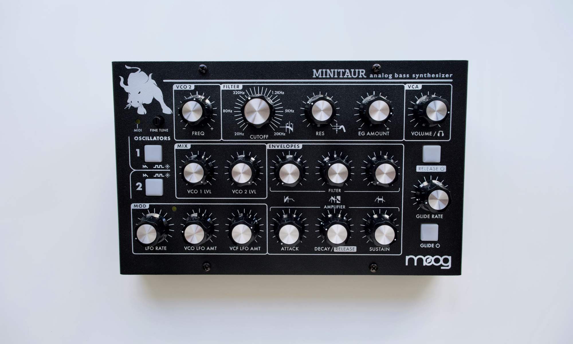 Moog synthesizer control unit.