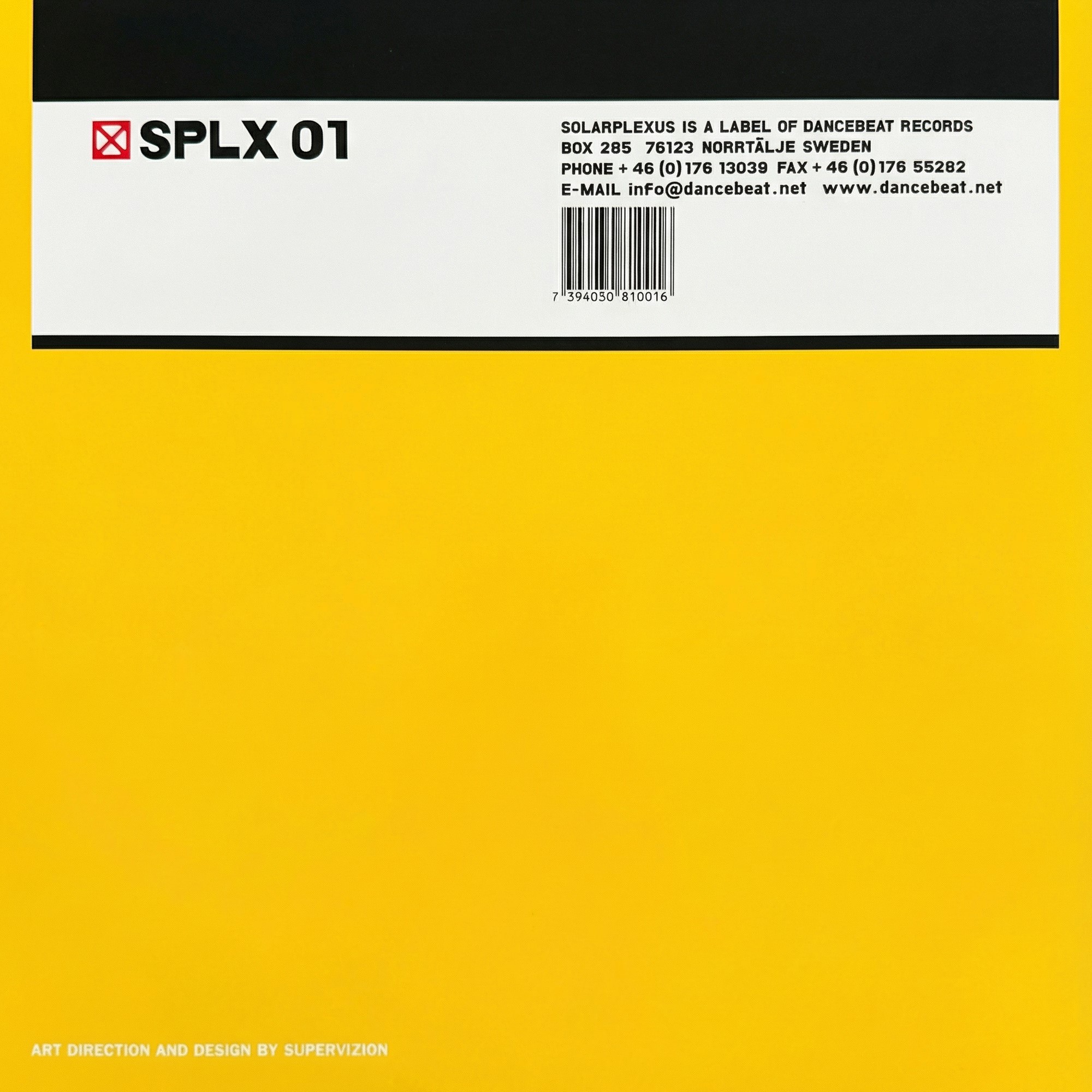 Joel Mull "Retrospectives" EP cover by SUPERVIZION, back side